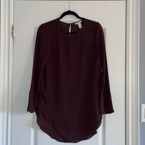 H&M Dark Purple Blouse